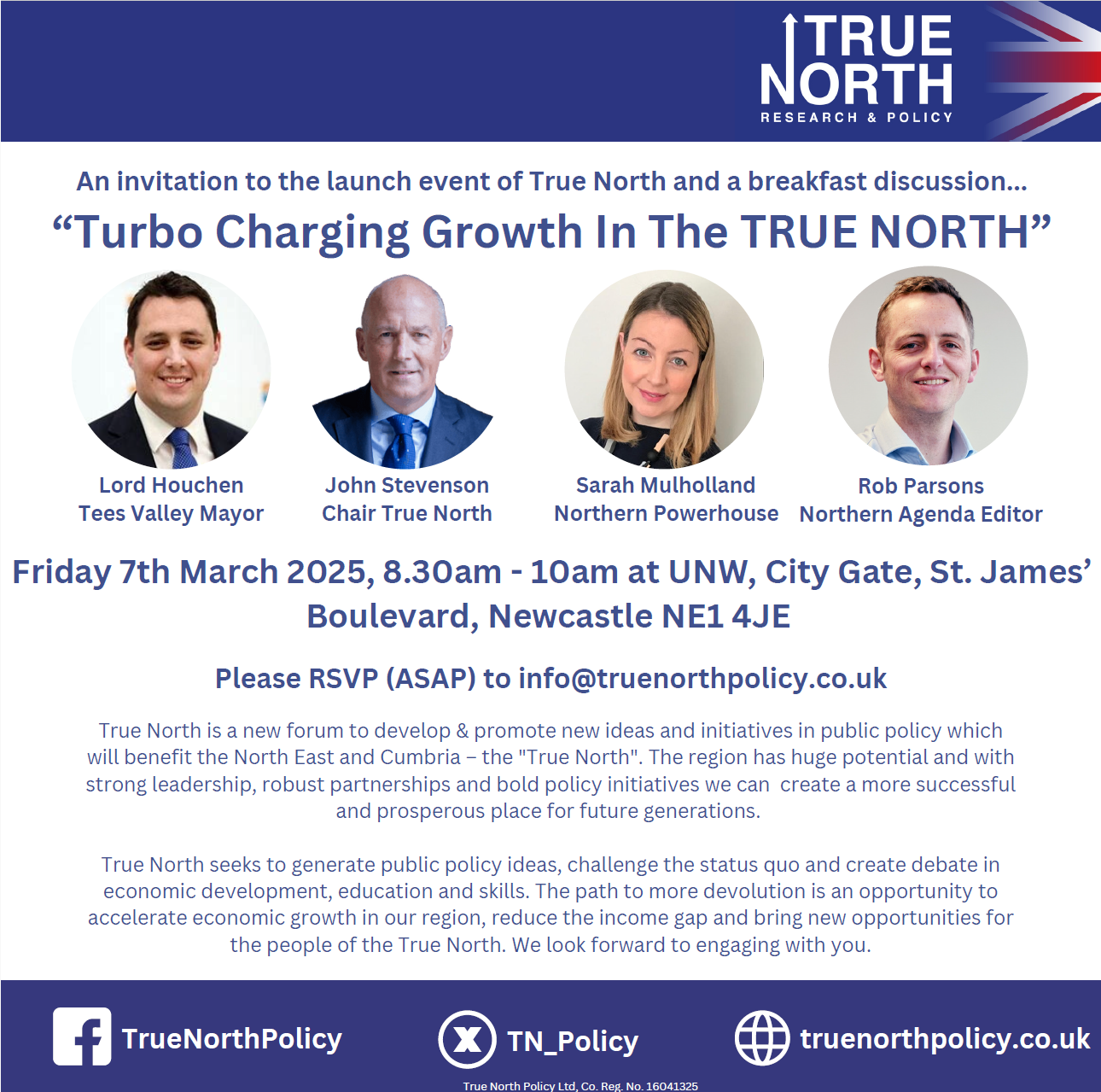True North Newcastle Invitation